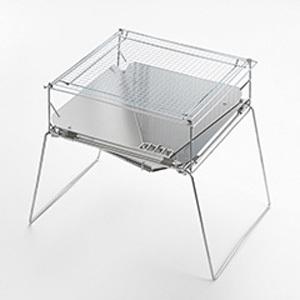 内山産業 燕三条製ステンレス焚き火台 グリルセット UC-207 : webby 