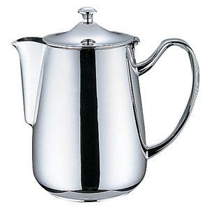 三宝産業 UK 18-8 プレスト シリーズ コーヒーポット 3~5人用 Sampo 三宝産業 ＵＫ１８−８Ｂタイプ型コーヒーポット／１０００cc