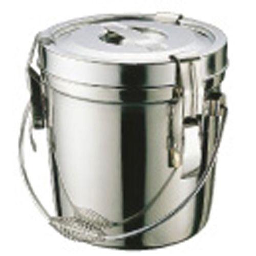 18-8ダブル汁食缶 フック付 6L 吊付