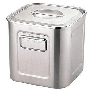 三宝産業 エコクリーン UK 18-8 深型角キッチンポット 36cm