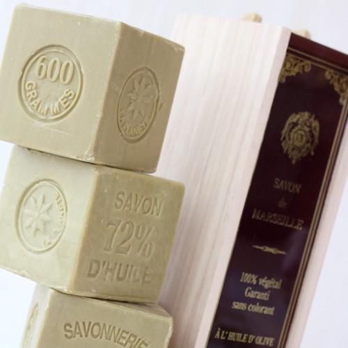 サボンドマルセイユ オリーブビッグキューブギフト 600g×3個入 2セット