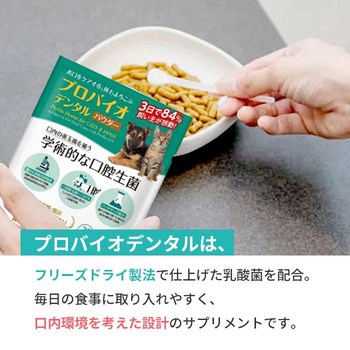 ポスト投函 まとめ買い プレミアモード プロバイオデンタル 犬・猫・小動物用 パウダー 7.35g 3個セット ペット オーラルケア 口腔 歯石 サプリ 粉末タイプ |  | 04