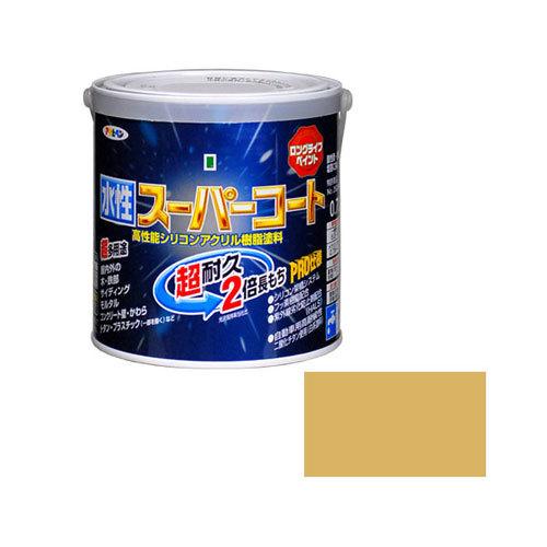 まとめ買い　アサヒペン　超耐久　水性スーパーコート　ベージュ　0.7L　超多用途　6個セット