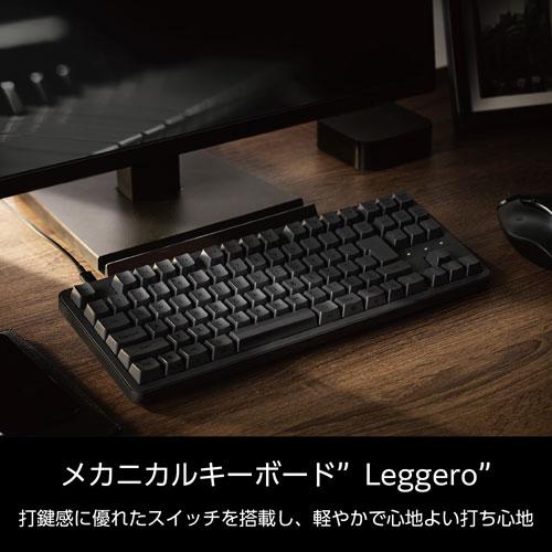 エレコム ELECOM 有線メカニカルテンキーレスキーボード ブラック TK-MC30UKTBK_1