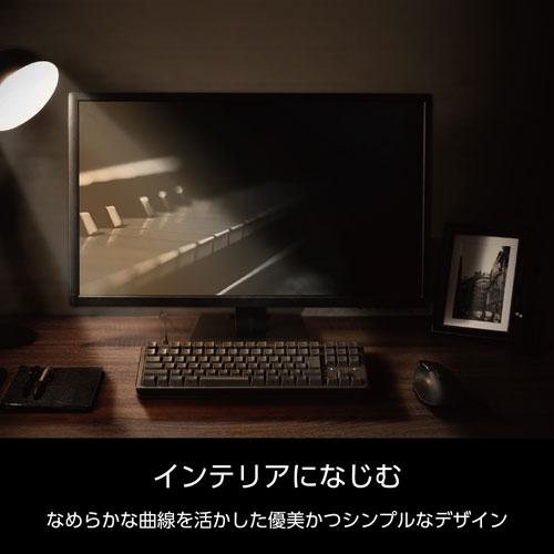 エレコム ELECOM 有線メカニカルテンキーレスキーボード ブラック TK-MC30UKTBK_4