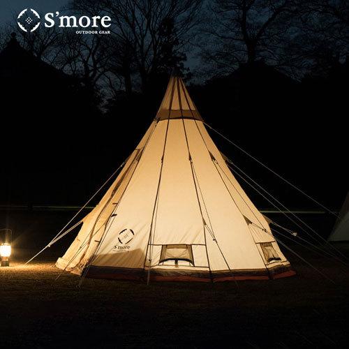 S More スモア テント Tippo Smorst006a ファミリーテント コットン 3 4人用 キャンプ テント おしゃれ 撥水加工 通気性 吸湿性 撥水 難燃 抗菌 Uvカット Webby Shop 通販 Yahoo ショッピング