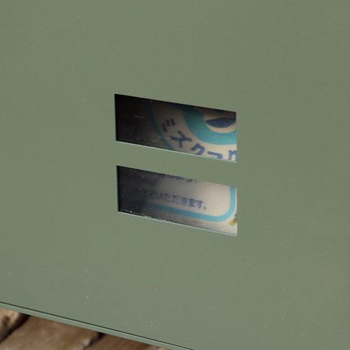 MOJYU 宅配ボックス付ポスト Bartolo バルトロ エバーグリーン