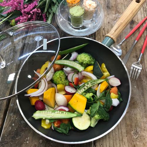 グリーンパン メイフラワー フライパン 24cm