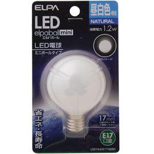 ELPA LED電球 G50型 E17 LDG1N-G-E17-G260｜webby