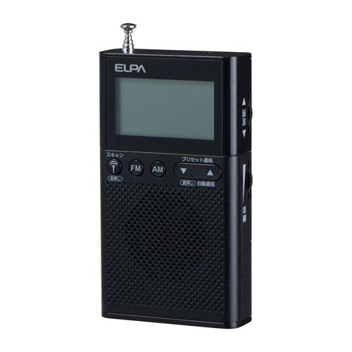 エルパ ELPA AM/FM液晶ポケットラジオ ER-P62FL : webby shop - 通販