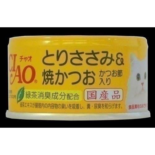 いなばペットフード CIAO チャオ とりささみ＆焼かつお かつお節入り