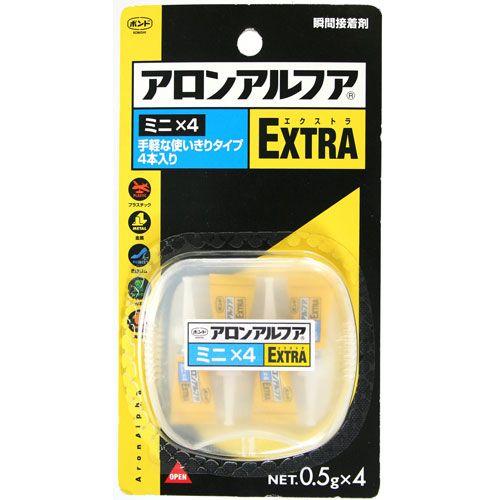 コニシ ボンド アロンアルフア EXTRA ミニ×4 ＃04611 3765000 : webby