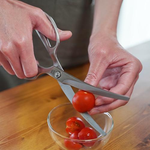 ポスト投函 貝印 関孫六 鍛造オールステンレス カーブキッチンバサミ