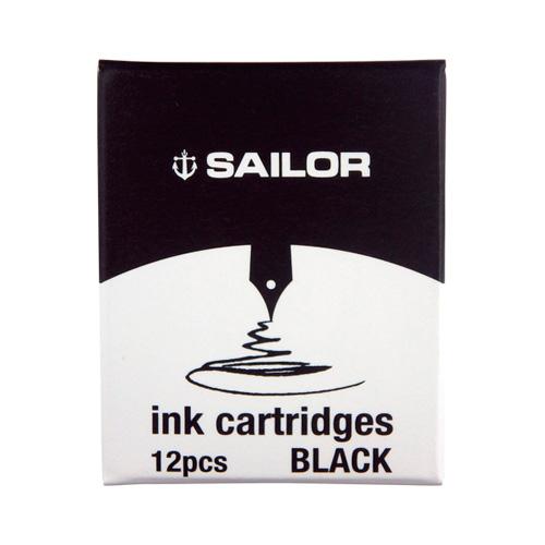 セーラー万年筆 万年筆用カートリッジインク 12本入 黒 13-0404-120