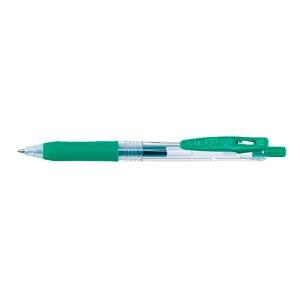 ホワイトボールペン グリーンクリップ ゼブラ ボールペン サラサクリップ 0.4mm 緑 JJS15-G : webby shop
