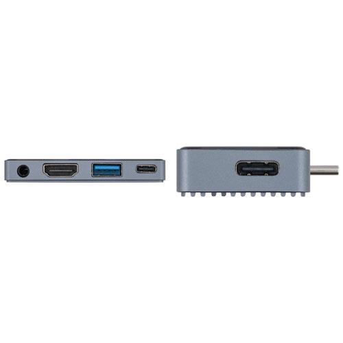 ナカバヤシ Digio2 USB Type-C スケルトン ドッキングステーション PD