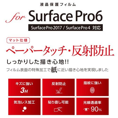 ナカバヤシ Digio2 Surface Pro 6用 液晶保護フィルム ペーパータッチ/マット仕様タイプ TBF-SFP18FLGPA｜webby｜02