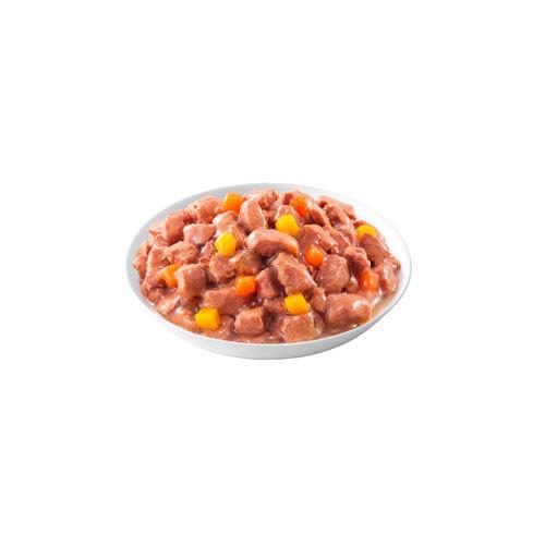 シーザー ジューシー厳選ビーフ入り 彩り野菜入り 70g×4袋 : webby