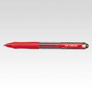 三菱鉛筆 油性ボールペン 楽ノック 1.4mm 赤 SN10014.15 : webby shop