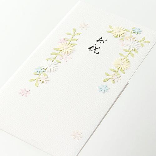 ミドリ 金封61 お祝 花の枠 白 Webby Shop 通販 Yahoo ショッピング