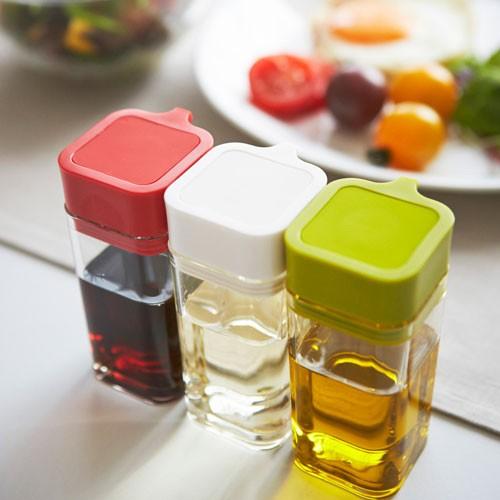 山崎実業 プッシュ式醤油差し アクア AQUA ホワイト 2883 : webby shop