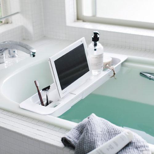 山崎実業 伸縮バスタブトレー タワー ホワイト 3546 Webby Shop 通販 Yahoo ショッピング