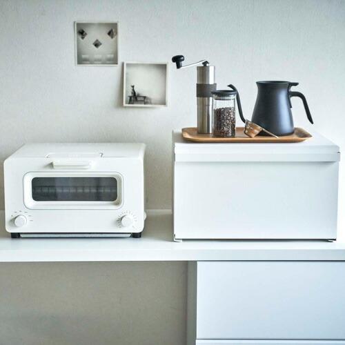 山崎実業 ブレッドケース タワー tower ホワイト 4352 パンケース ブレッドボックス キッチン収納 カウンター上収納 北欧 ストッカー 調味料入れ マグネット