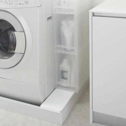 山崎実業 洗濯機防水パン上ラック プレート Plate ホワイト 4968