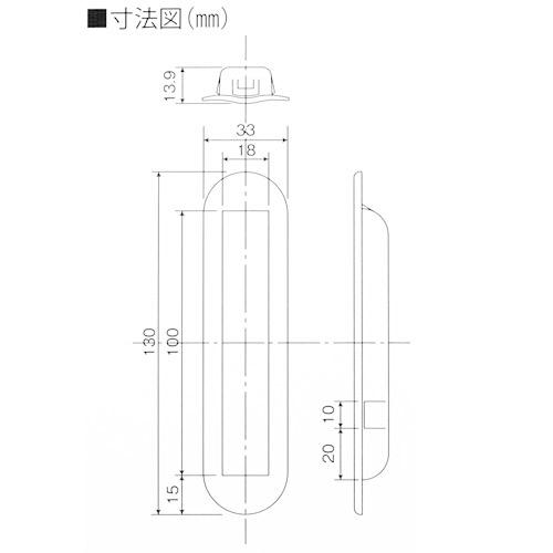 和気産業 シャッター手掛 三和シャッター純正品 大 サンド SP-01｜webby｜06