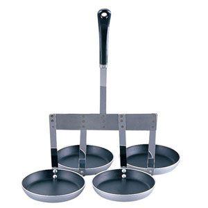 SAフッ素加工 4連式カキ揚レードル