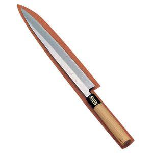 出刃　包丁　 佐文 　木製サヤ付き　180mm 出刃 包丁 佐文 木製サヤ付き 180mm