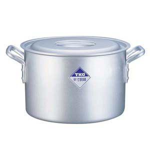 半寸胴鍋 アルミニウム アルマイト加工 目盛付 TKG 42cm : webby shop