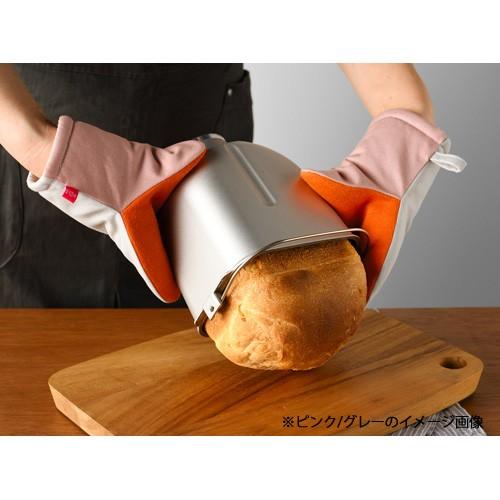 オークス グッとつかめる耐熱ミトン ベージュ/ネイビー 2個組 オークス グッとつかめる耐熱ミトン ベージュ/ネイビー 2個組
