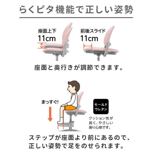 コイズミファニテック ベストフィットチェア CDY-662LB イス 学習椅子の画像