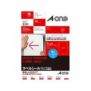 エーワン マルチプリンタラベル 厚みしっかりタイプ 28412 : webby