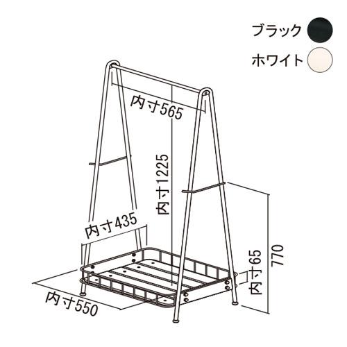 BY CAGE ビーワイケージ ハンガー ブラック BCH600BK｜webby｜02