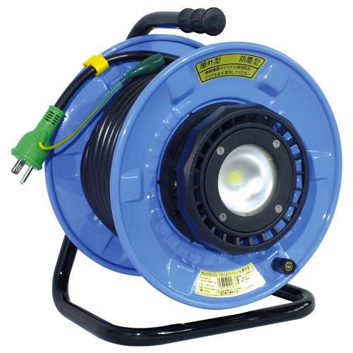 日動工業 防雨・防塵型LEDライトリール 20m SDW-E22-10W