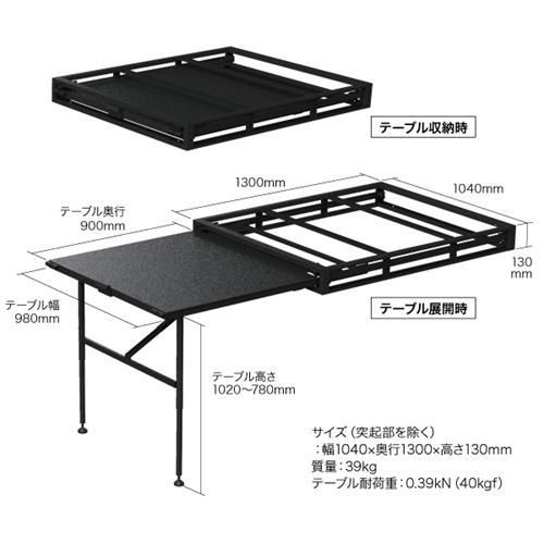 ジェフコム バンキャビネット ワーキングテーブル SCT-WT01_2
