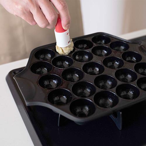 岩鋳 南部 鉄イモノ たこ焼き器 23穴 24025 日本製 100V・200V IH対応