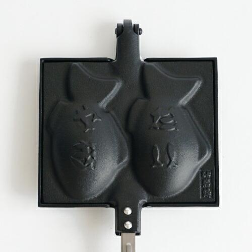 岩鋳 南部鉄器 たいやき 24030 たい焼き器 鉄 日本製 木柄 ガス 岩鋳 南部鉄器 たいやき 24030 たい焼き器 鉄 日本製 木柄 ガス