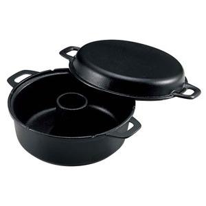 岩鋳 南部 鉄イモノ パン焼器 24033 鉄 鉄器 パン パン焼き 南部鉄器 正規品 日本製 ドーナッツ状 ふっくら 鉄分補給