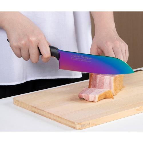 スーパーセール スミカマ 霞 Kasumi チタニウム 三徳包丁 18cm オパール 218 Ra 包丁 三徳 万能包丁 日本製 調理器具 キッチン 切れ味抜群 おしゃれ おすすめ 人気 Discoversvg Com