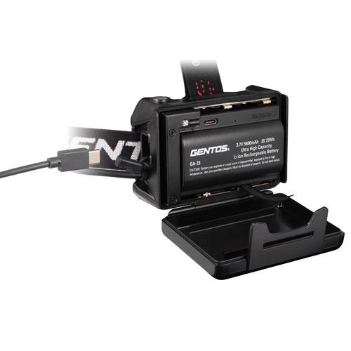 ジェントス GENTOS Gシリーズ 長時間照射ヘッドライトハイブリッド GH