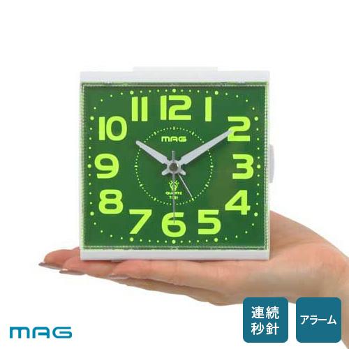 ノア精密 MAG マグ 自動点灯目覚まし時計 アンドン T-781 WH-Z : webby