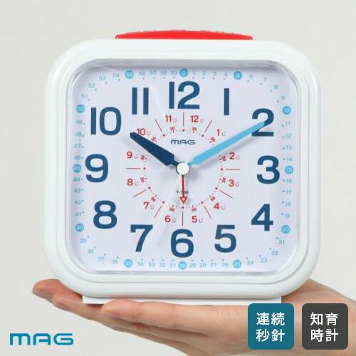 ノア精密 MAG マグ 知育目覚まし時計 おきてよ~める T-784 WH-Z ノア精密 MAG マグ 知育目覚まし時計 おきてよ~める T-784 WH-Z