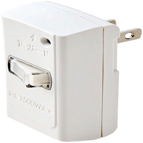 延長コード 電源タップ 2P 1個口 通常のコンセントを雷サージ