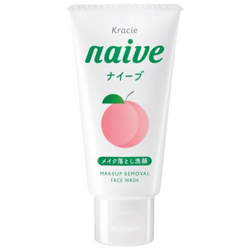 ナイーブ メイクも落とせる洗顔フォーム 桃の葉 ミニ 45g : webby shop