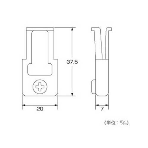 ハイロジック 網戸用振レ止 YKK HHX0023 94483 : webby shop - 通販