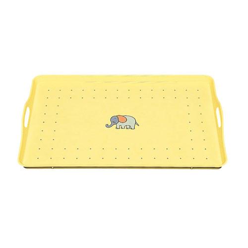 FRP大型配膳トレイ クリーム地/ぞう柄 OHT-6240 : webby shop - 通販
