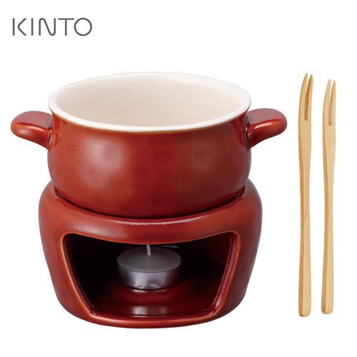 Kinto キントー ほっくり チーズフォンジュ 赤 チーズフォンデュ 鍋 固形燃料 チョコフォンデュ パーティー 電子レンジ 食洗器対応 Webby Shop 通販 Yahoo ショッピング